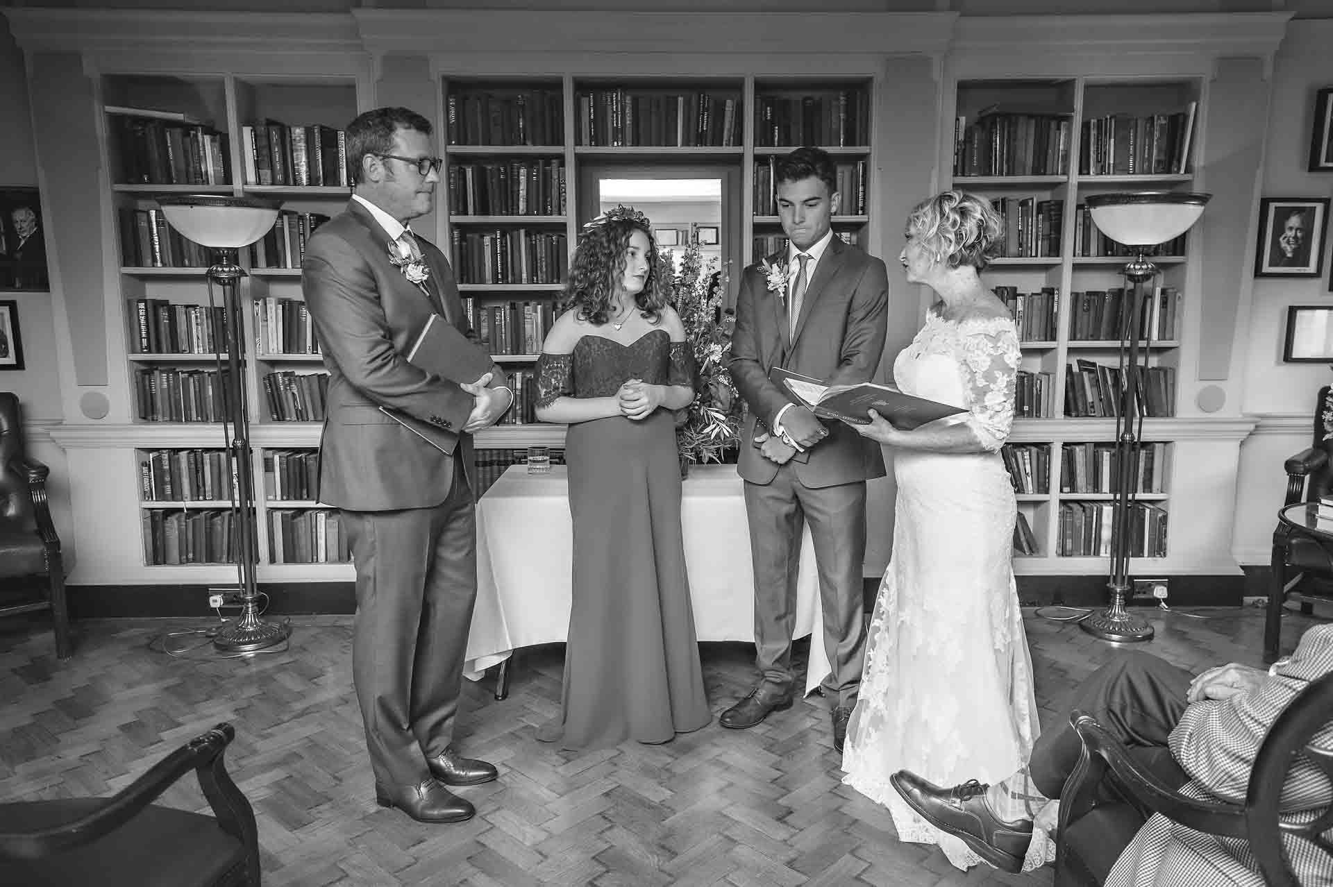 Wedding Ceremony at the Bloomsbury Hotel in London