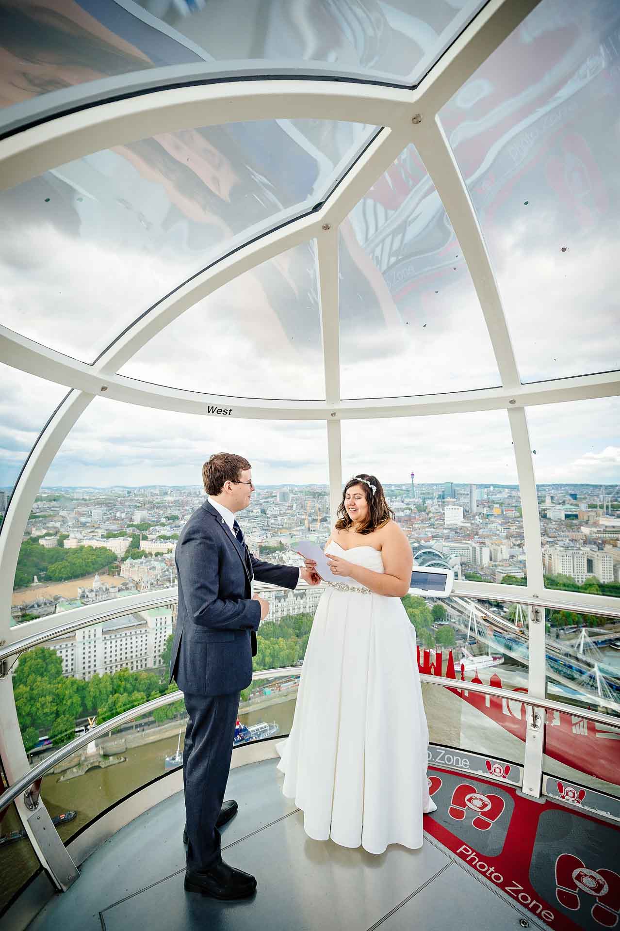 Wedding Vows on the London Eye