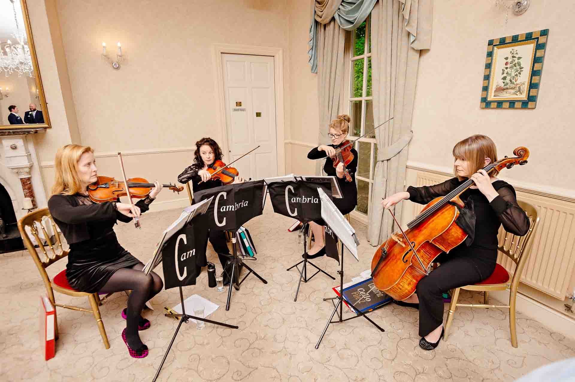 Cambria String Quartet at Wedding