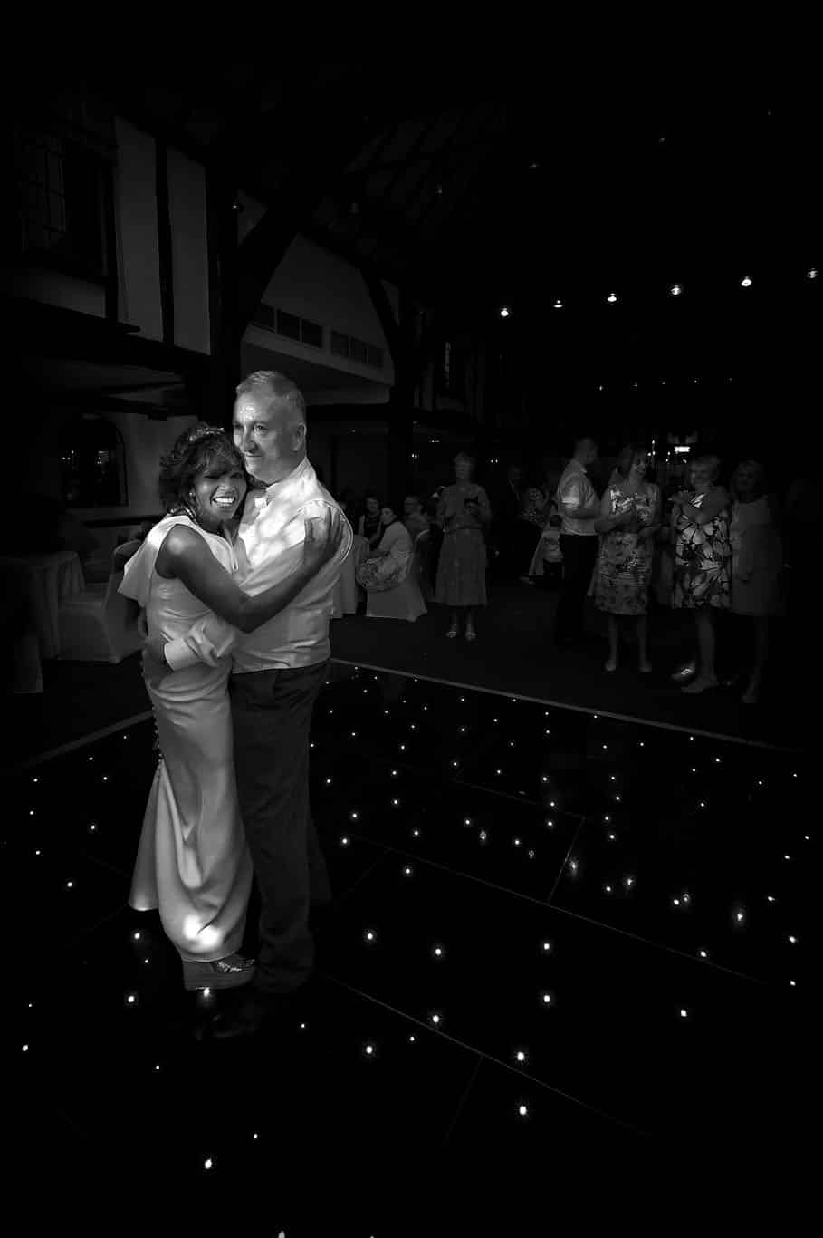 Older Wedding Couple First Dance