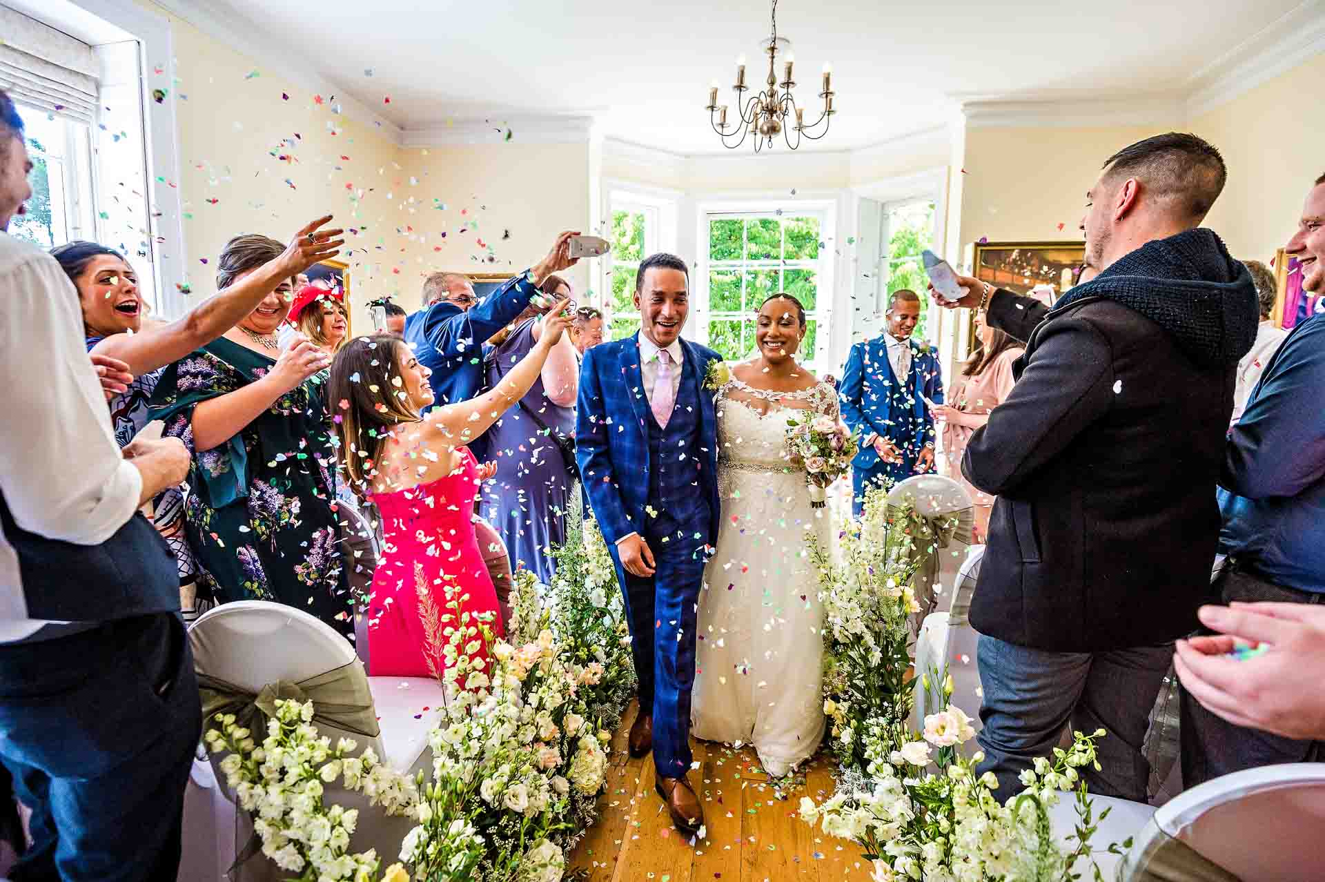 Wedding Confetti at Pembroke Lodge