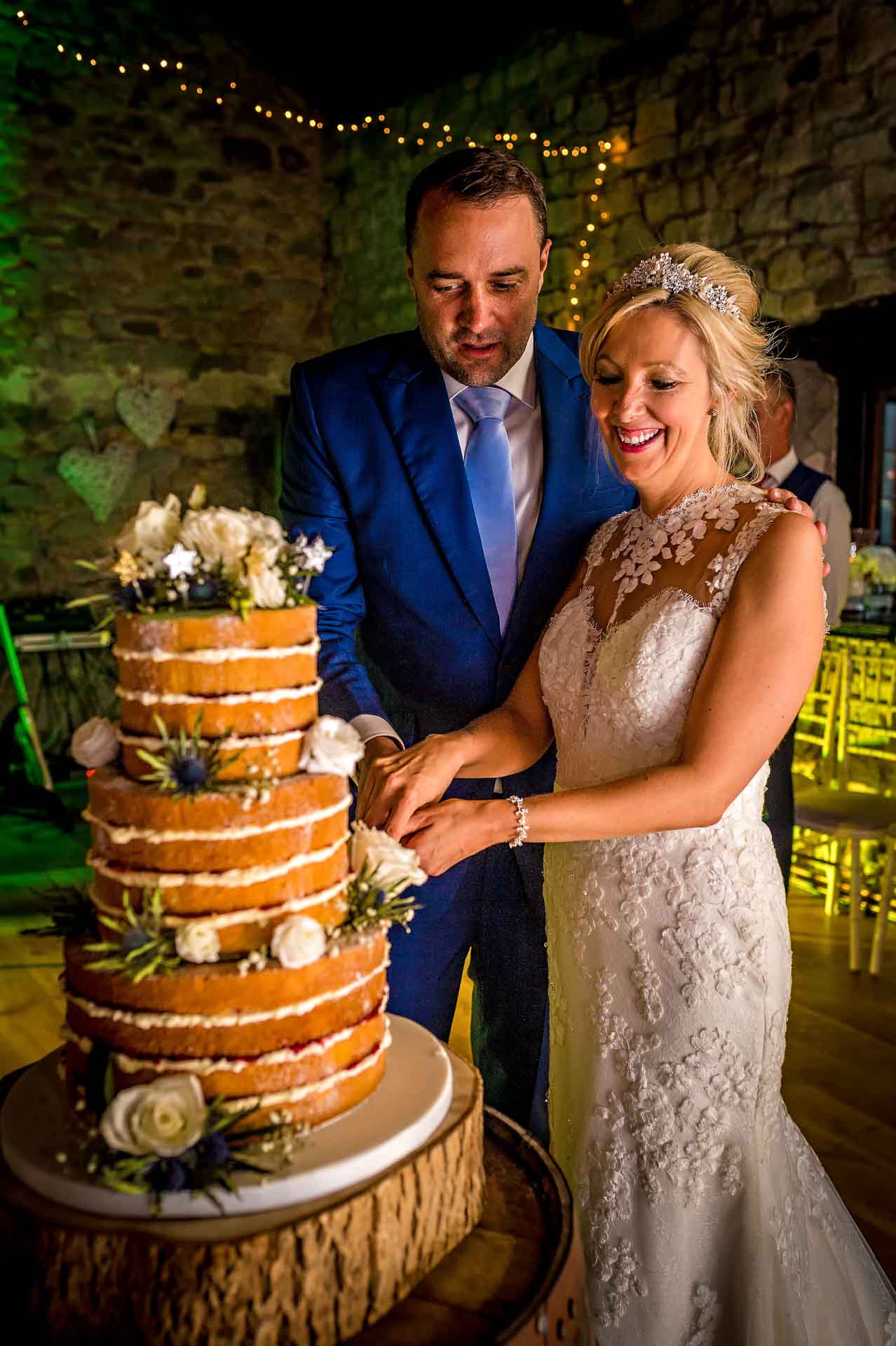 Wedding Cake Cutting at Cardiff Wedding
