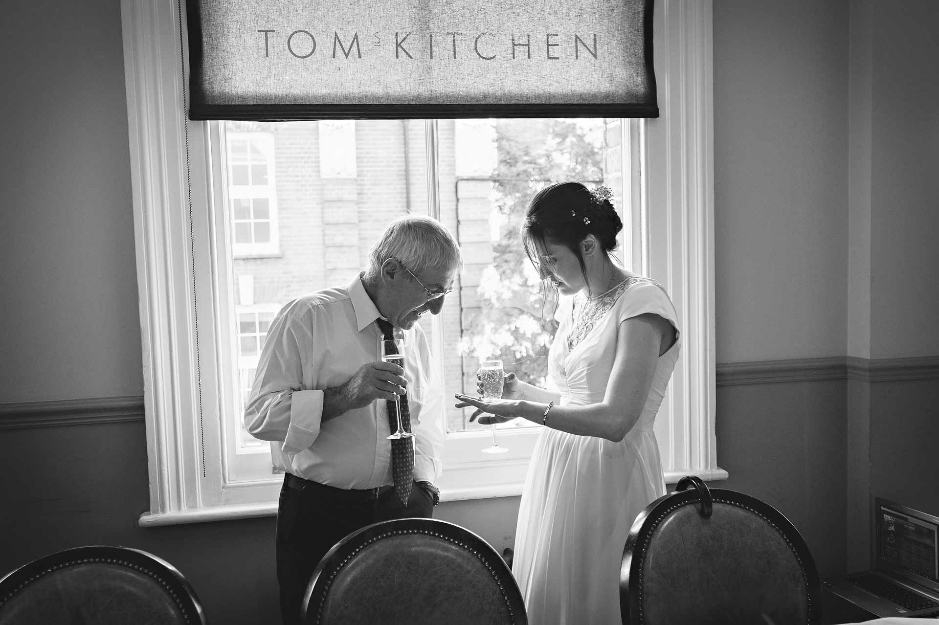 Wedding Reception at Tom's Kitchen