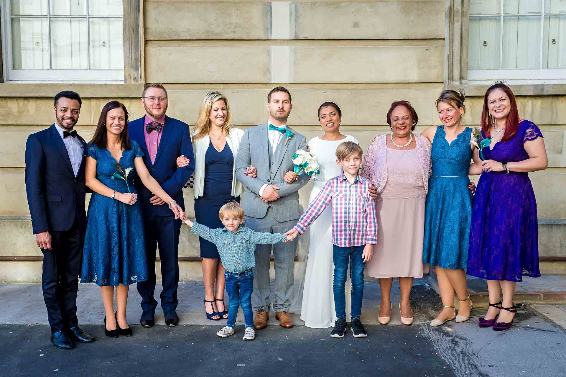 Group Photo of Wedding Guests
