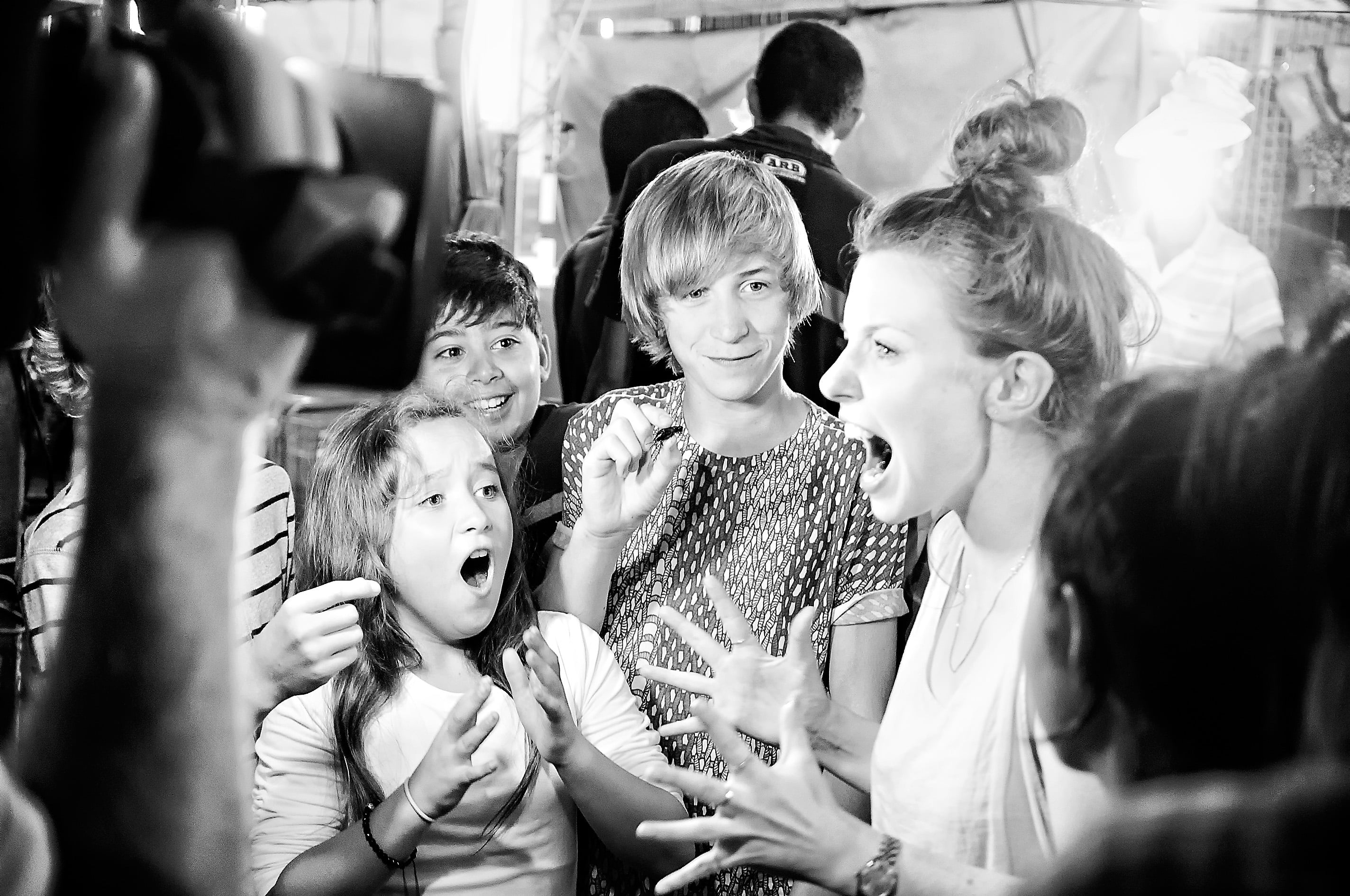 Stacey Dooley with Children Trying Thai Street Food in Show Me What You're Made of Documentary