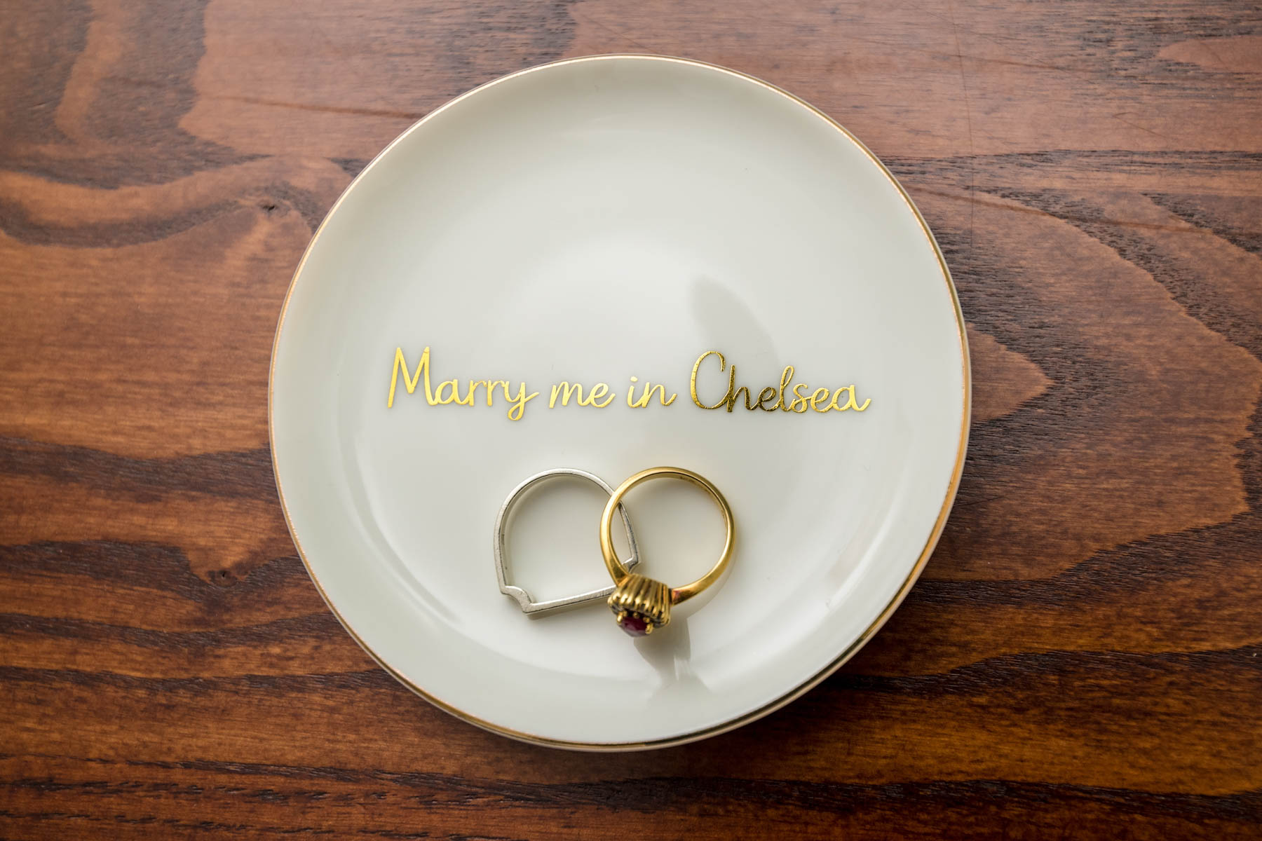 Marry Me In Chelsea Wedding Rings Dish
