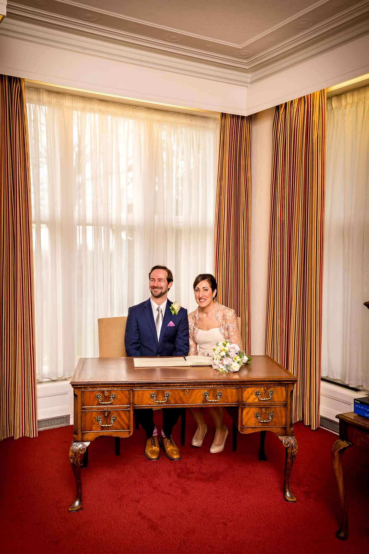 Register Signing Table Wedding Portrait
